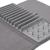 Abtropfmatte Grau