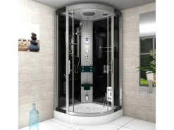 AcquaVapore Dampfdusche Duschtempel Sauna Dusche Duschkabine D46-13T2-EC 90x90