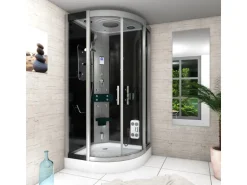 AcquaVapore Dampfdusche Duschtempel Sauna Dusche Duschkabine D46-13T2-EC 90x90