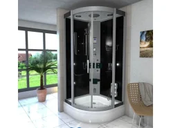 AcquaVapore Dampfdusche Duschtempel Sauna Dusche Duschkabine D46-63T2-EC 100x100
