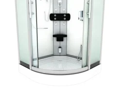 AcquaVapore Dampfdusche Duschtempel Sauna Dusche Duschkabine D46-00M2 80x80