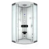 AcquaVapore Dampfdusche Duschtempel Sauna Dusche Duschkabine D46-00T2 80x80