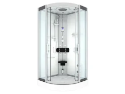 AcquaVapore Dampfdusche Duschtempel Sauna Dusche Duschkabine D46-00T2 80x80
