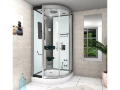 AcquaVapore Dampfdusche Duschtempel Sauna Dusche Duschkabine D46-00T2-EC 80x80