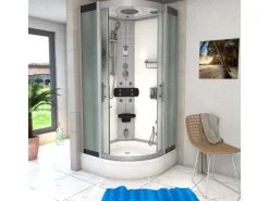 AcquaVapore Dampfdusche Duschtempel Sauna Dusche Duschkabine D46-60M2 100x100