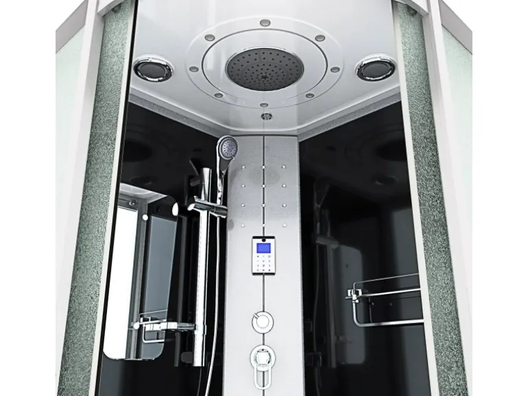 AcquaVapore Dampfdusche Duschtempel Sauna Dusche Duschkabine D46-03M2-EC 80x80