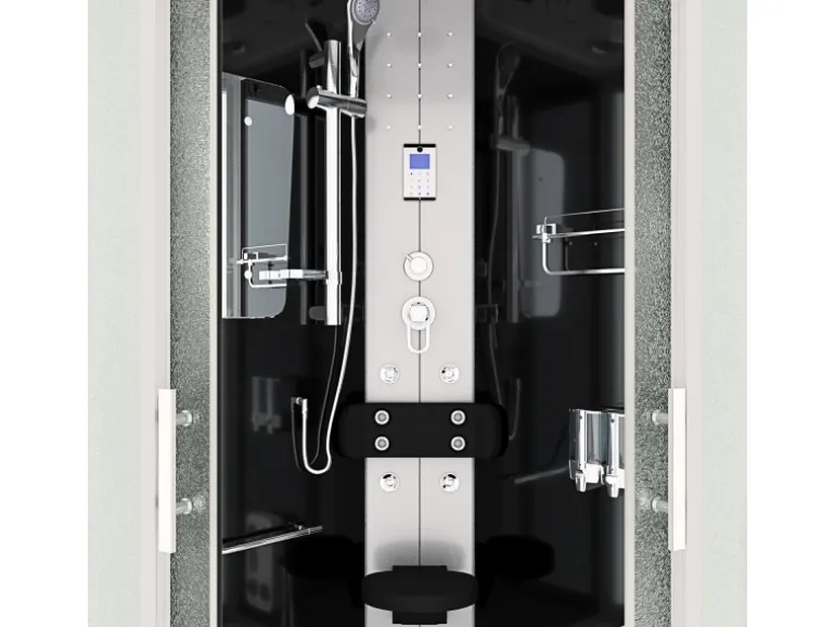 AcquaVapore Dampfdusche Duschtempel Sauna Dusche Duschkabine D46-03M2-EC 80x80