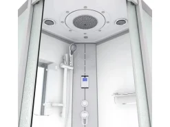 AcquaVapore Dampfdusche Duschtempel Sauna Dusche Duschkabine D46-10M2-EC 90x90
