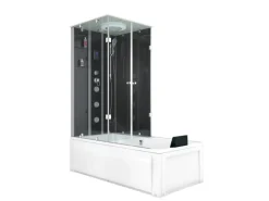 AcquaVapore Dusche Wanne Kombination K05-R31-EC Duschkabine 90x180