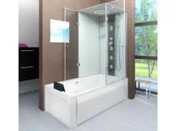 AcquaVapore Dusche Wanne Kombination K05-L01 Duschkabine 180x90