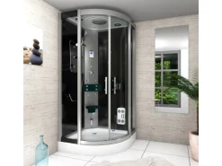 AcquaVapore Duschkabine Dusche D46-23T0-EC Komplettdusche Fertigdusche 100x100