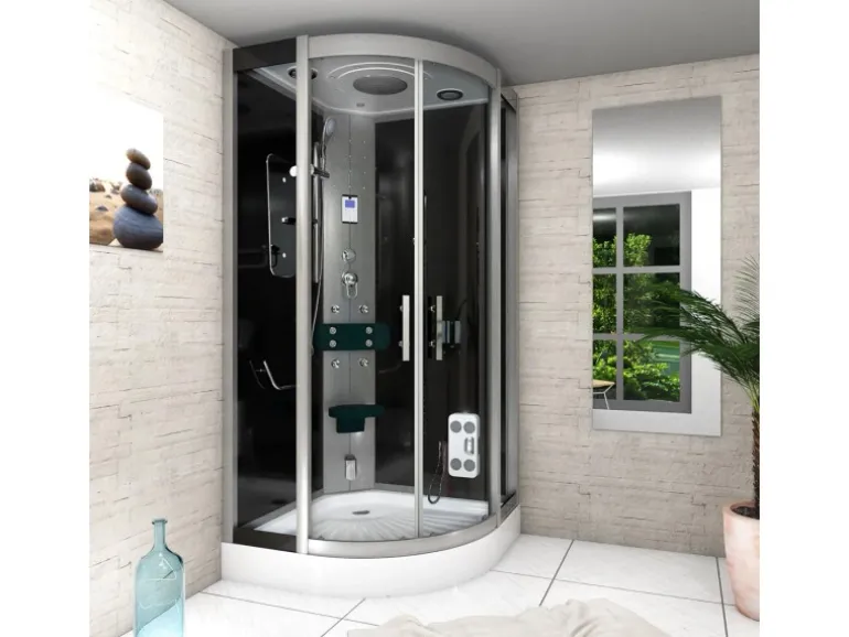 AcquaVapore Duschkabine Dusche D46-03T0 Komplettdusche Fertigdusche 80x80
