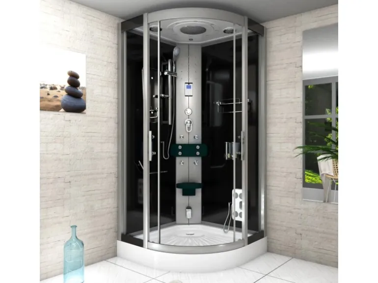 AcquaVapore Duschkabine Dusche D46-03T0 Komplettdusche Fertigdusche 80x80
