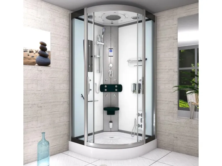AcquaVapore Duschkabine Dusche D46-00T0-EC Komplettdusche Fertigdusche 80x80