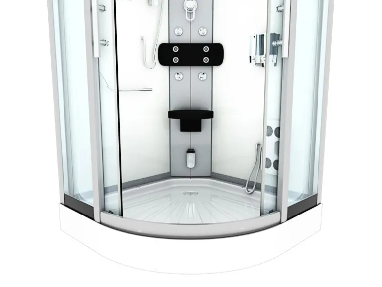 AcquaVapore Duschkabine Dusche D46-00T0-EC Komplettdusche Fertigdusche 80x80