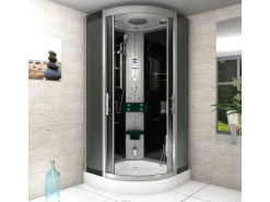 AcquaVapore Duschkabine Dusche D46-23M0-EC Komplettdusche Fertigdusche 100x100