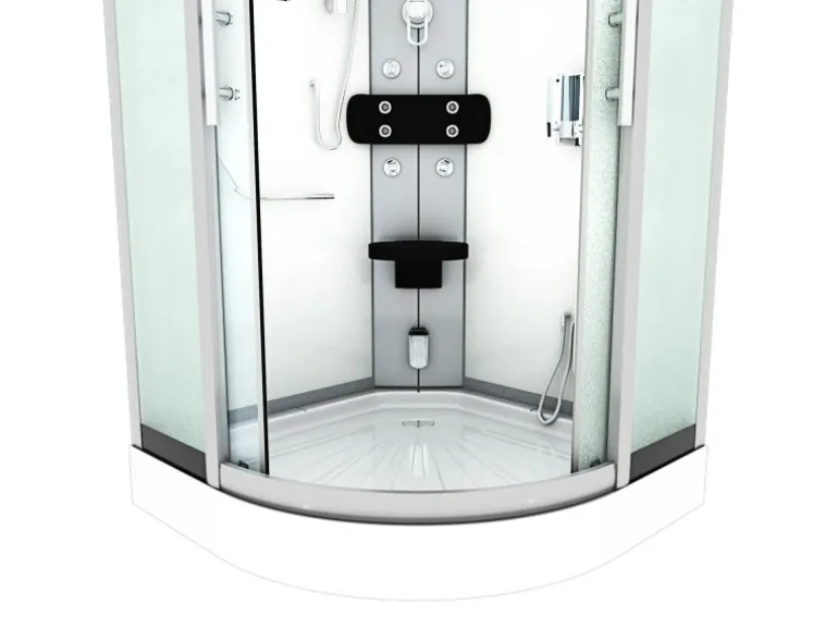 AcquaVapore Duschkabine Dusche D46-20M0-EC Komplettdusche Fertigdusche 100x100