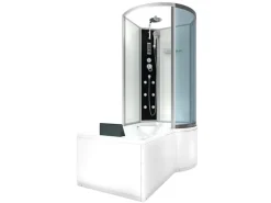 AcquaVapore Kombination Badewanne Dusche K50-L01 Duschtempel 170x100