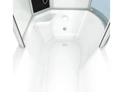 AcquaVapore Kombination Badewanne Dusche K50-L01 Duschtempel 170x100