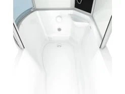 AcquaVapore Kombination Badewanne Dusche K55-R01 Duschtempel 100x170