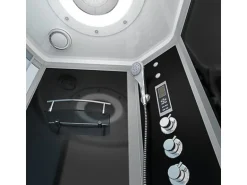 AcquaVapore Kombination Badewanne Dusche K55-R33-EC Duschtempel 100x170