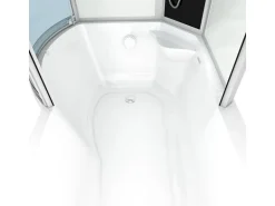 AcquaVapore Kombination Badewanne Dusche K50-R00 Duschtempel 100x170