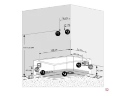 AcquaVapore Kombination Badewanne Dusche K50-L00-EC Duschtempel 170x100