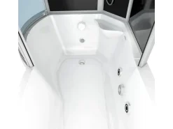 AcquaVapore Kombination Whirlpool Dusche K55-R31-WP Duschkabine Wanne 100x170
