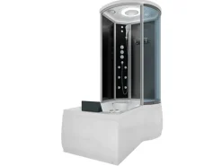 AcquaVapore Kombination Whirlpool Dusche K55-L33-WP Duschkabine Wanne 170x100