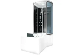 AcquaVapore Kombination Whirlpool Dusche K55-L31-WP Duschkabine Wanne 170x100