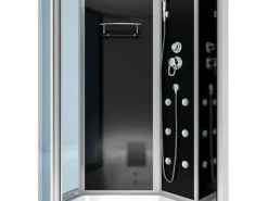 AcquaVapore Kombination Whirlpool Dusche K50-R30-WP Duschkabine Wanne 100x170