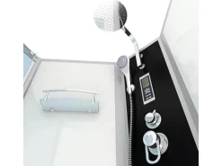 AcquaVapore Kombination Whirlpool Dusche K50-R01-WP Duschkabine Wanne 100x170