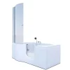 AcquaVapore Seniorendusche und Badewanne mit Tür S12D-EH-R Dusche 85x170
