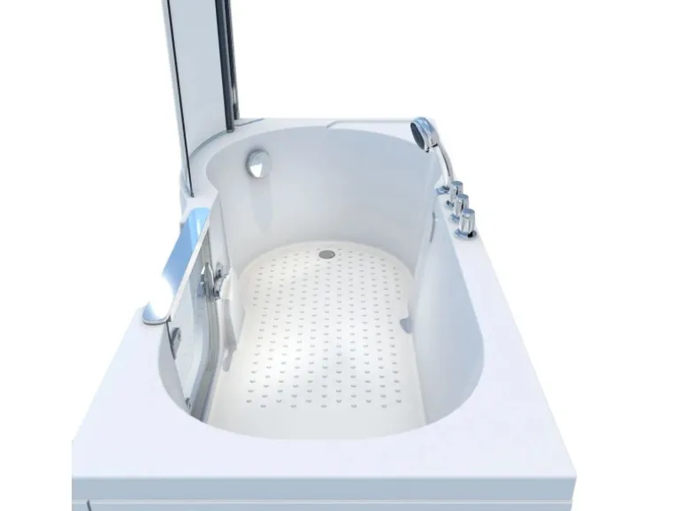 AcquaVapore Seniorendusche und Badewanne mit Tür S12D-TH-R Dusche 85x170