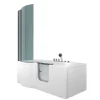 AcquaVapore Seniorendusche und Wanne mit Whirlpool S12D-TH-AIR-R Dusche 85x170