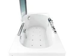 AcquaVapore Seniorendusche und Wanne mit Whirlpool S12D-EH-AIR-R-EC Dusche 85x17