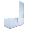 AcquaVapore Seniorendusche und Badewanne mit Tür S12D-L Dusche 170x85