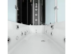 AcquaVapore Whirlpool Dusche Kombination K05-L30-WP Duschtempel 180x90