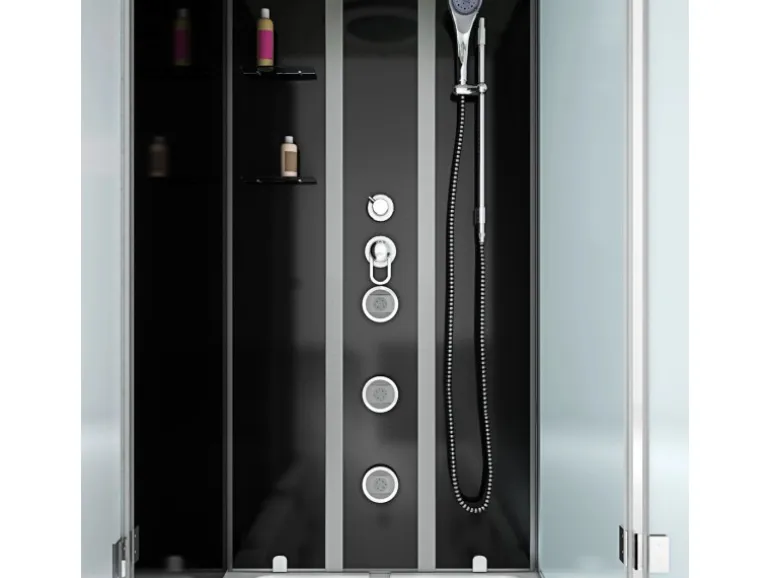 AcquaVapore Whirlpool Dusche Kombination K05-L30-WP Duschtempel 180x90