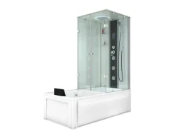 AcquaVapore Whirlpool Dusche Kombination K05-L01-WP Duschtempel 180x90