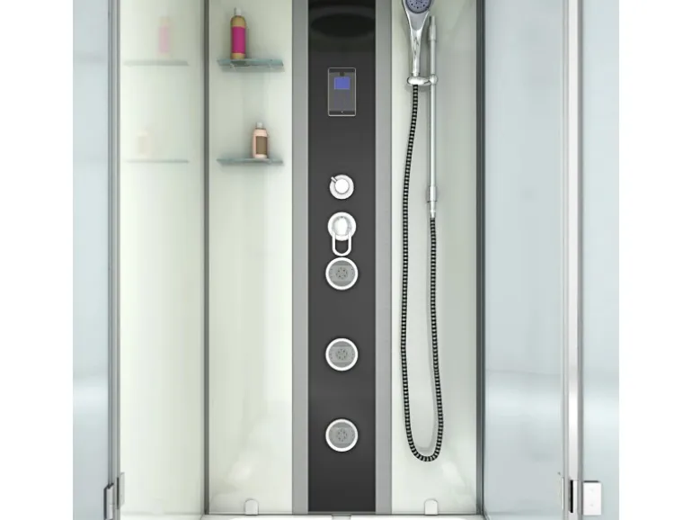 AcquaVapore Whirlpool Dusche Kombination K05-L01-WP Duschtempel 180x90