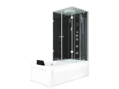 AcquaVapore Whirlpool Dusche Kombination K05-L31-WP Duschtempel 180x90
