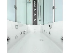 AcquaVapore Whirlpool Dusche Kombination K05-L02-WP-EC Duschtempel 180x90
