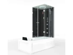 AcquaVapore Whirlpool Dusche Kombination K05-L32-WP Duschtempel 180x90