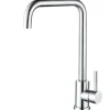 AICA Wasserhahn 360° Drehbare Wassersparende Chrom Küchenarmatur Hochdruckfestes Design aus 304 Edelstahl Gefertigt Kaltes/Warmes Wasser