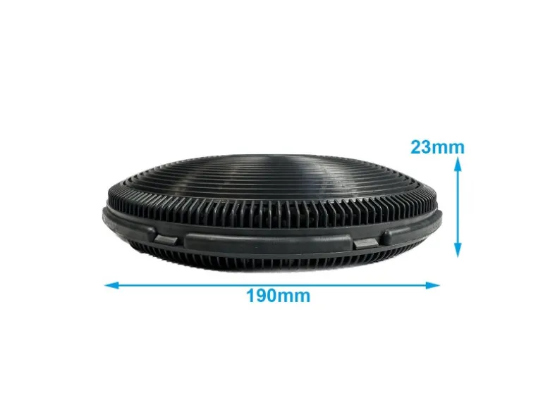 AIR2GO Aktivkohlefilter für Zanker Modell 190 und ECFB02 2 Stück