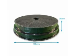AIR2GO Cooke & Lewis 815190 und CARBFILT1 Aktivkohlefilter