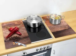 Allstar Glasabdeckplatten Pepper für Glaskeramik-Kochfelder 2er-Set