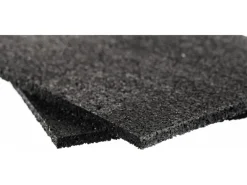 Allzweckgummimatte 200 cm x 100 cm x 0,5 cm Schwarz