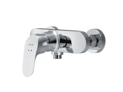 AM.PM Einhebel-Duscharmatur Like Brausearmatur aus Messing, Brausebatterie, Wasserhahn Bad FLA20000 Chrom
